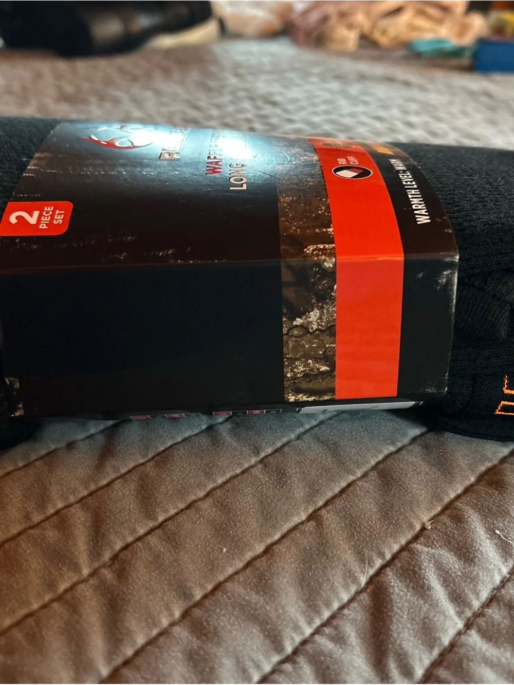 Realtree Black Waffle Thermal set